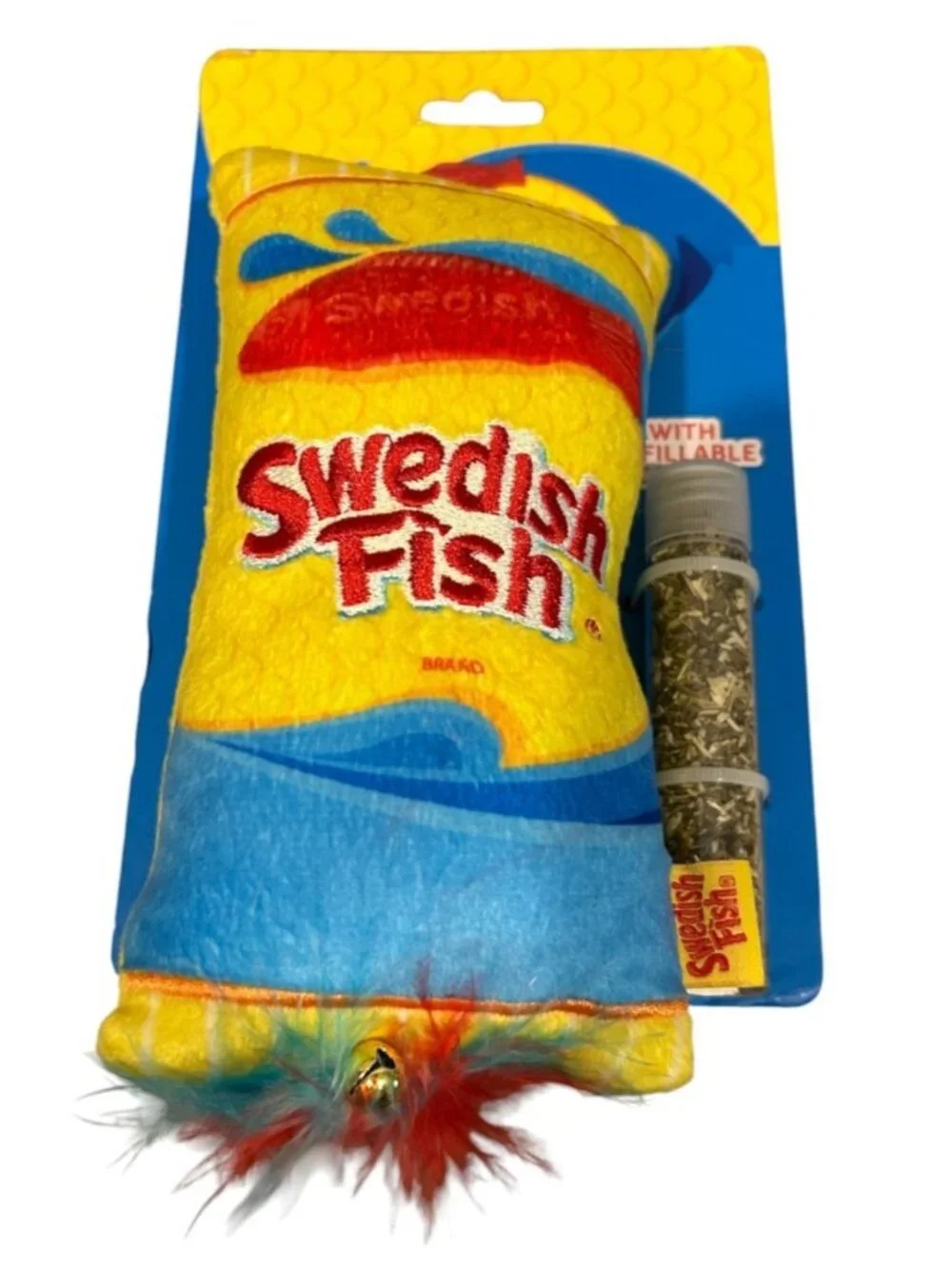 Swedish Fish Refillable Catnip 6 1/2